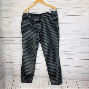 Cynthia Rowley Size 14 black, white, orange pants